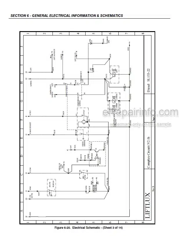 Photo 4 - JLG Liftlux 153-22 Service And Maintenance Manual Scissors Lift Prior to SN 15676 And Other PINS