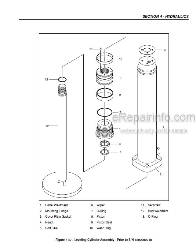 Photo 3 - JLG Liftlux 153-22 Service And Maintenance Manual Scissors Lift Prior to SN 15676 And Other PINS