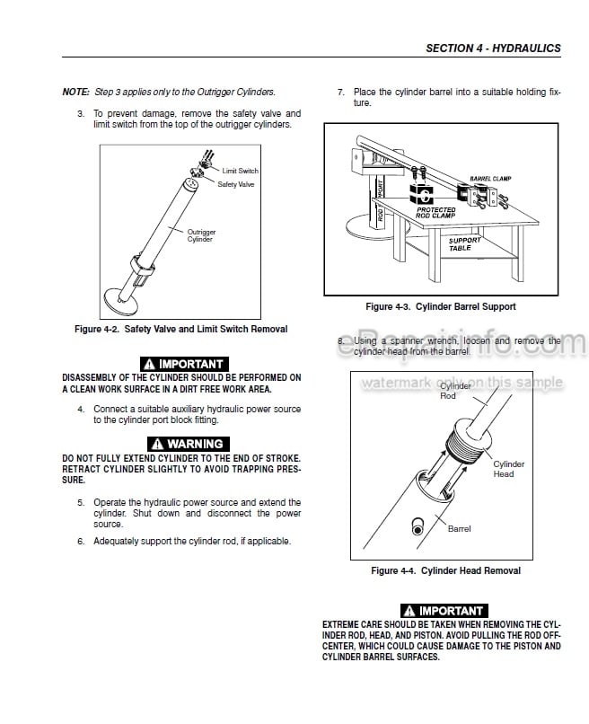 Photo 5 - JLG Liftlux 153-22 Service And Maintenance Manual Scissors Lift Prior to SN 15676 And Other PINS
