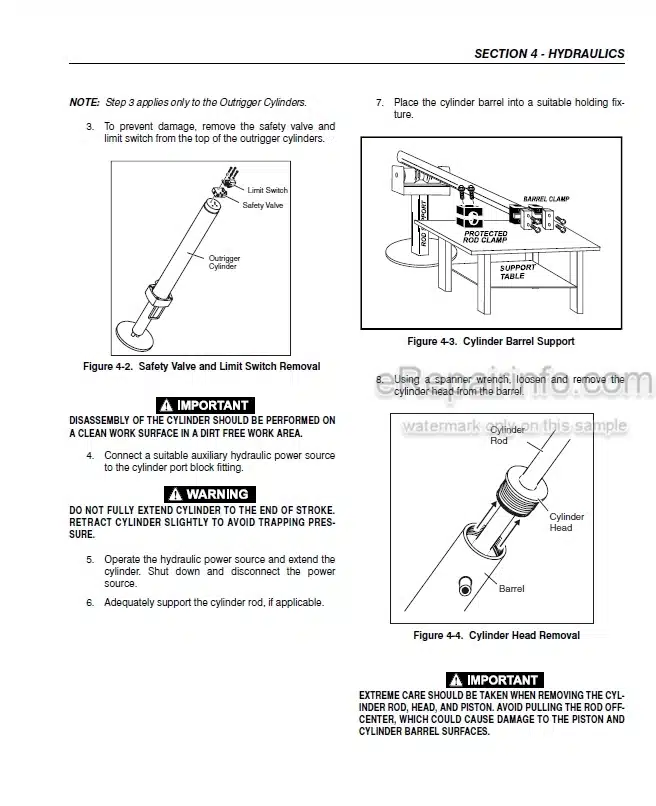 Photo 5 - JLG Liftlux 153-22 Service And Maintenance Manual Scissors Lift Prior to SN 15676 And Other PINS