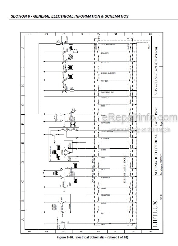 Photo 4 - JLG Liftlux 153-22 Service And Maintenance Manual Scissors Lift SN 15676 To Present And Other PINs