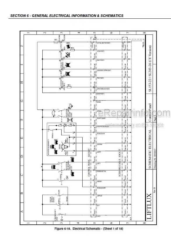 Photo 4 - JLG Liftlux 153-22 Service And Maintenance Manual Scissors Lift SN 15676 To Present And Other PINs