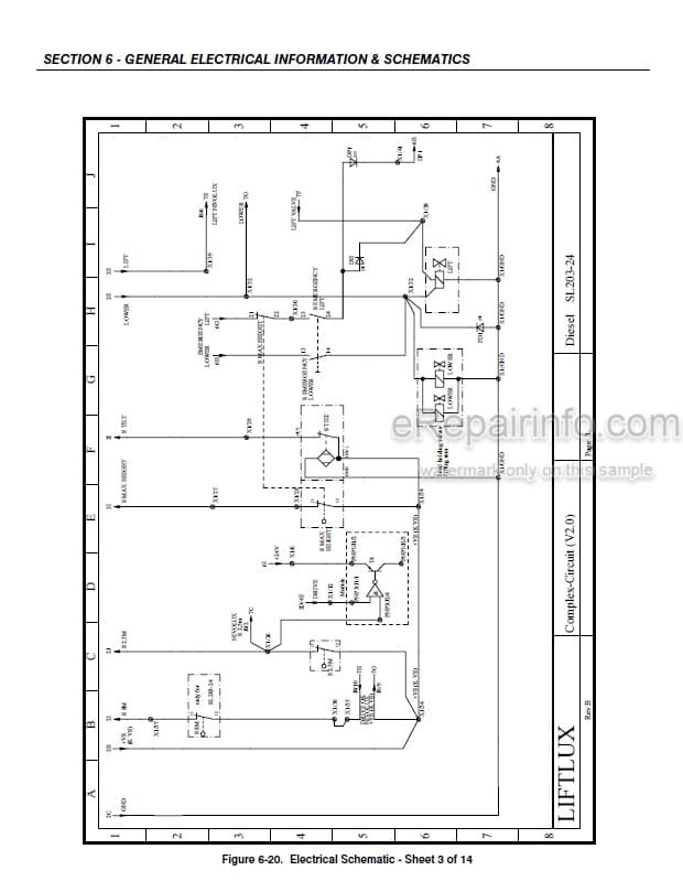 Photo 4 - JLG Liftlux 203-24 Service And Maintenance Manual Scissors Lift Prior to SN 12377 And Other PINs