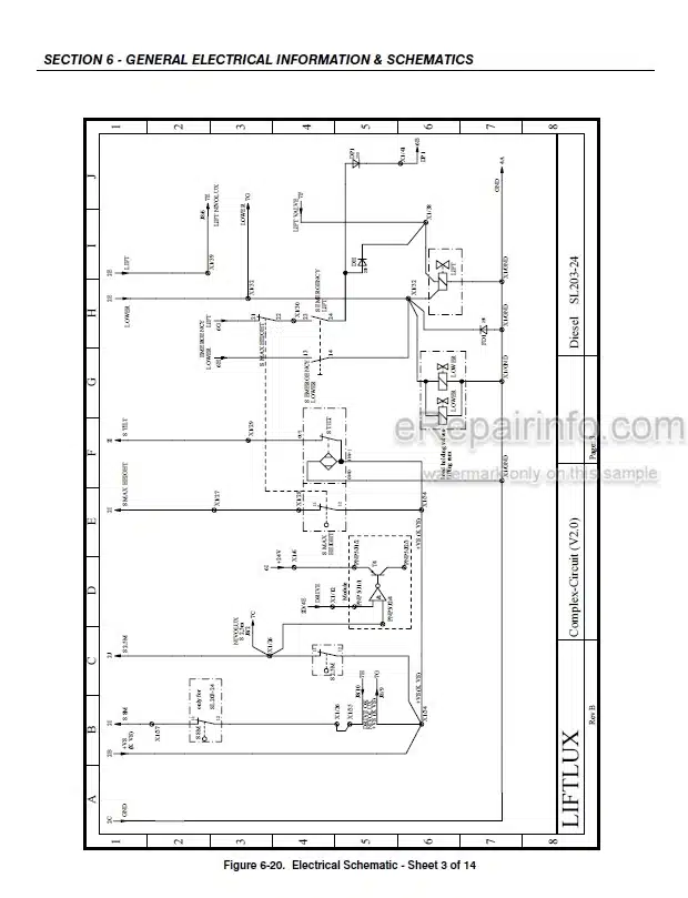 Photo 4 - JLG Liftlux 203-24 Service And Maintenance Manual Scissors Lift Prior to SN 12377 And Other PINs