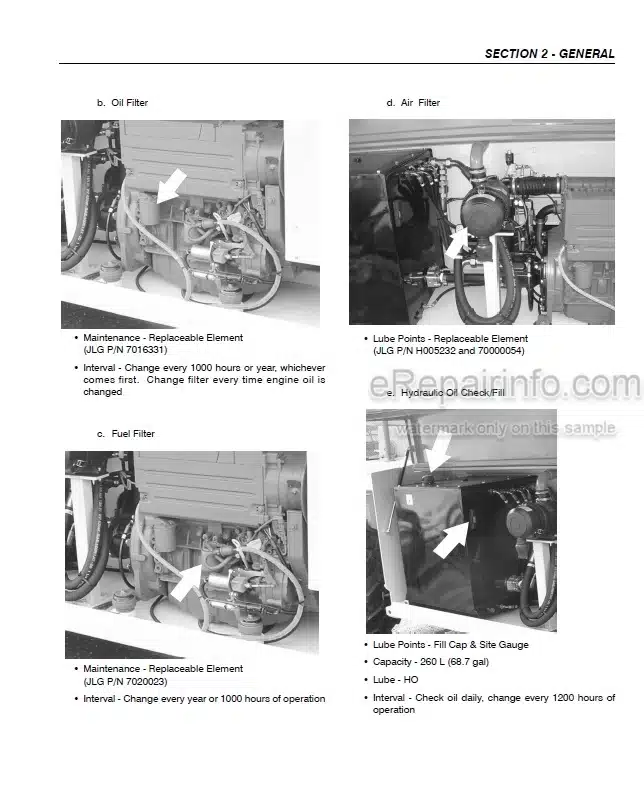Photo 6 - JLG 600SC 660SJC Service And Maintenance Manual Boom Lift SN 74875 to Present