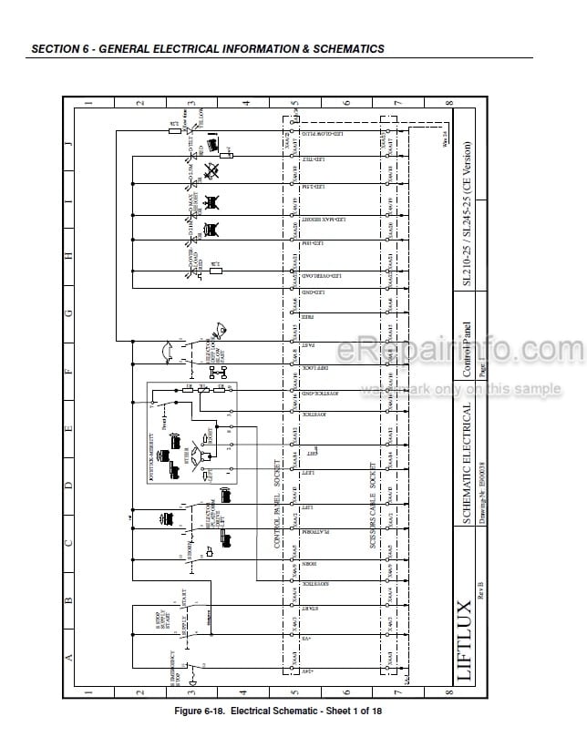 Photo 4 - JLG Liftlux 210-25 245-25 Service And Maintenance Manual Scissors Lift SN 20465 to Present And Other PINs