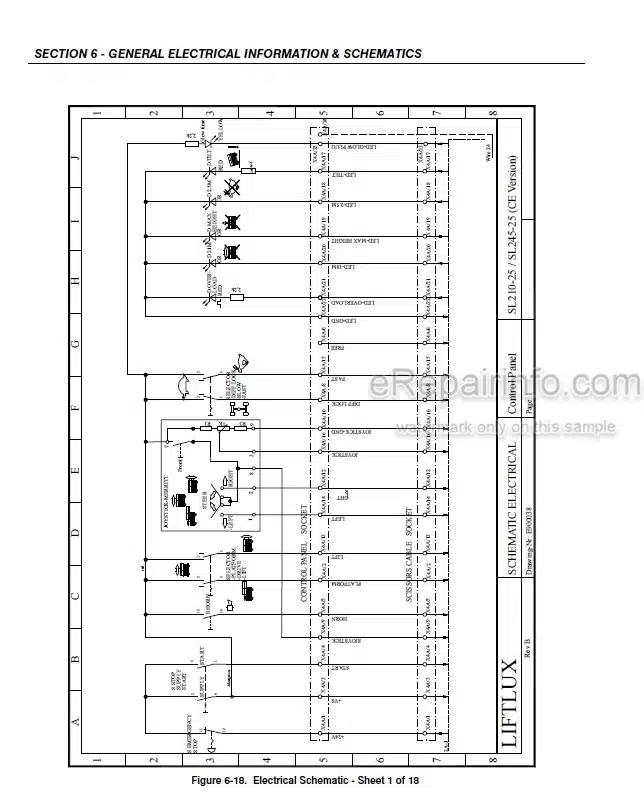 Photo 4 - JLG Liftlux 210-25 245-25 Service And Maintenance Manual Scissors Lift SN 20465 to Present And Other PINs