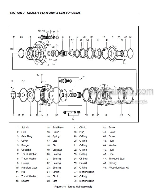 Photo 3 - JLG Liftlux 210-25 245-25 Service And Maintenance Manual Scissors Lift SN 20465 to Present And Other PINs