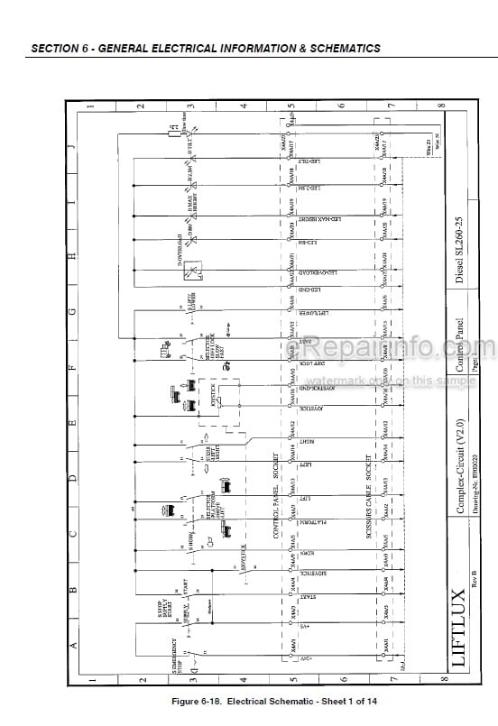 Photo 4 - JLG Liftlux 260-25 Service And Maintenance Manual Scissors Lift Prior to SN 22107 And Other PINs