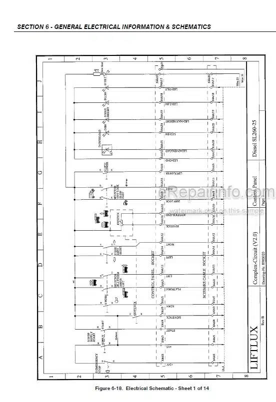 Photo 4 - JLG Liftlux 260-25 Service And Maintenance Manual Scissors Lift Prior to SN 22107 And Other PINs