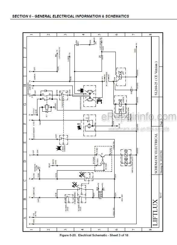 Photo 4 - JLG Liftlux 260-25 Service And Maintenance Manual Scissors Lift SN 22107 to Present And Other PINs