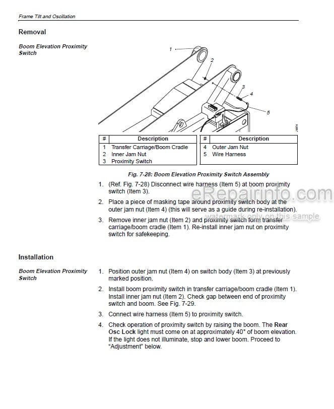 Photo 5 - JLG Lull 644B 6K 844C 8K 1044C 10K Service Manual Telehandler