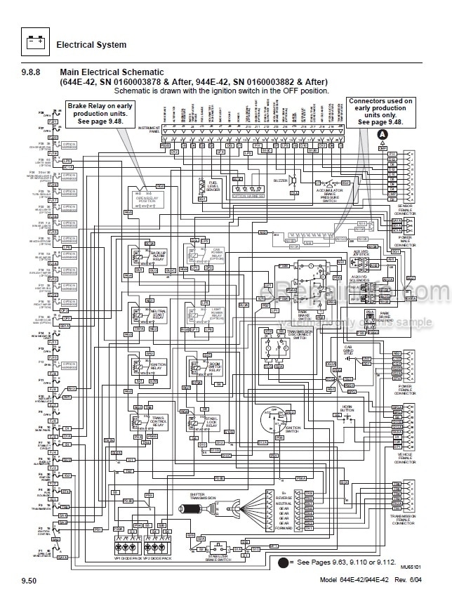 Photo 4 - JLG Lull 644E-42 944E-42 Service Manual Telehandler