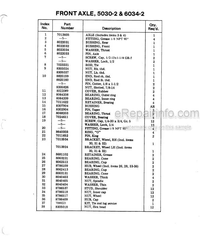 Photo 4 - JLG Skytrak 5030 6034 Illustrated Parts Manual Telehandler