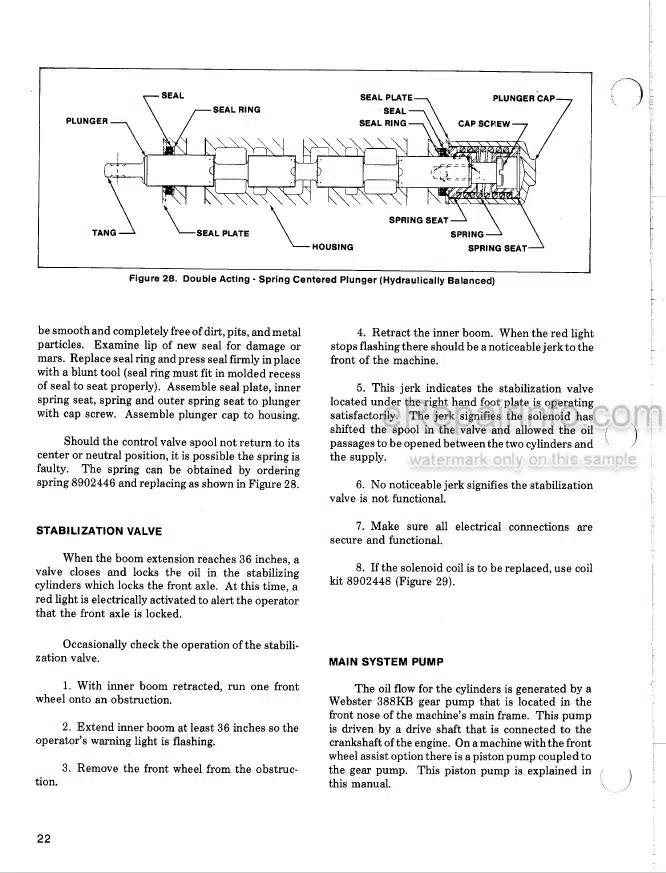 Photo 3 - JLG Skytrak 5030 6034 Maintenance Manual Telehandler