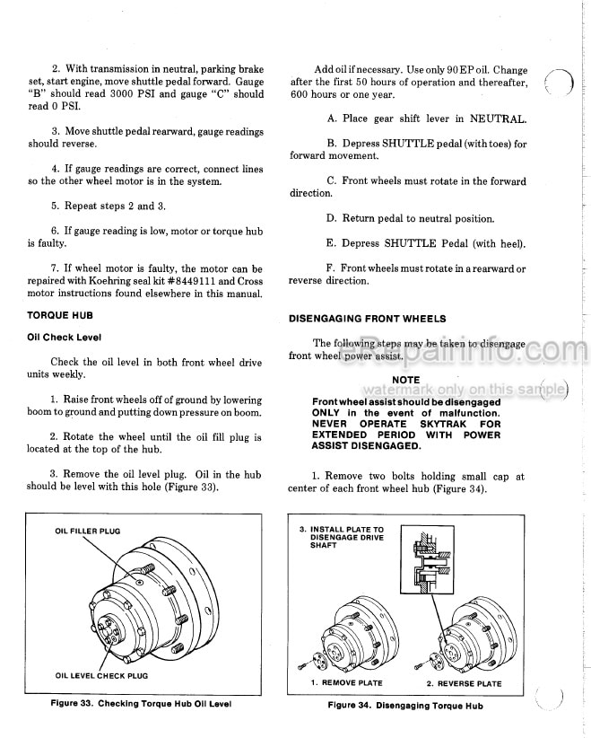 Photo 1 - JLG Skytrak 5030 6034 Maintenance Manual Telehandler