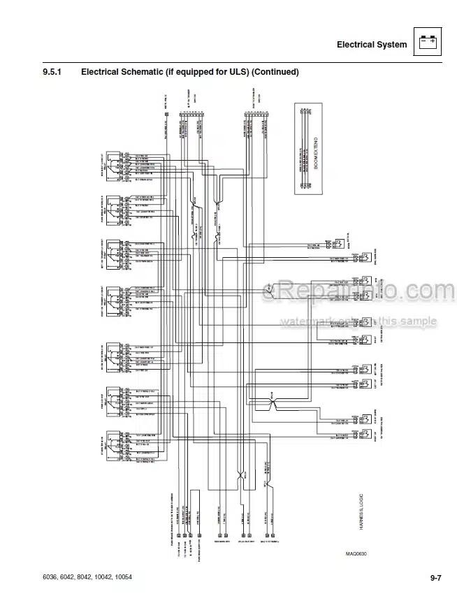Photo 4 - JLG Skytrak 6036 6042 8042 10042 10054 Service Manual Telehandler