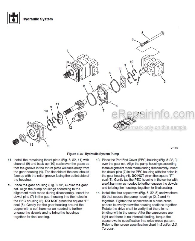 Photo 3 - JLG Skytrak 6036 Service Manual Telehandler SN 14834 & After