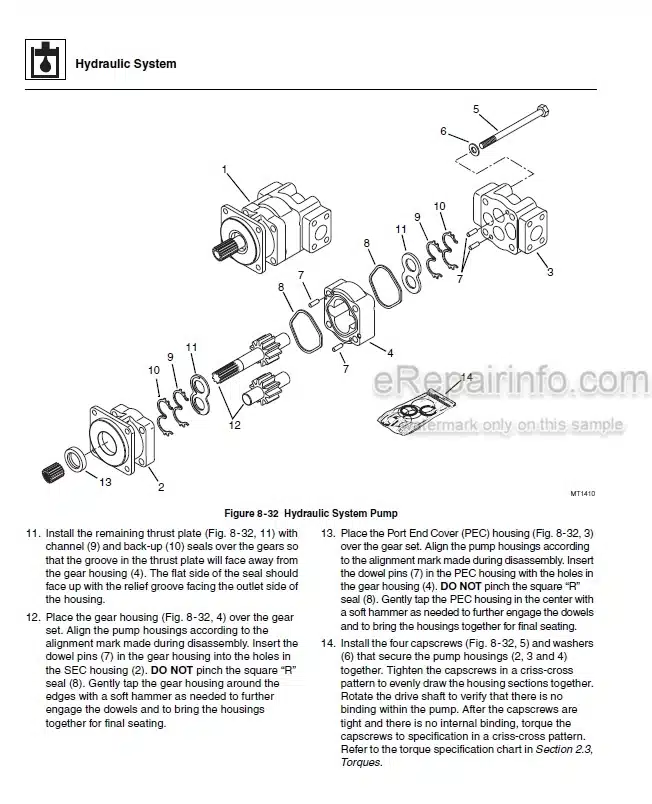 Photo 3 - JLG Skytrak 6036 Service Manual Telehandler SN 14834 & After