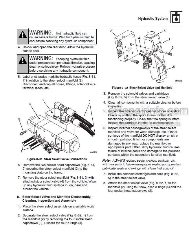 Photo 10 - JLG Skytrak 6036 Service Manual Telehandler SN 14834 & After