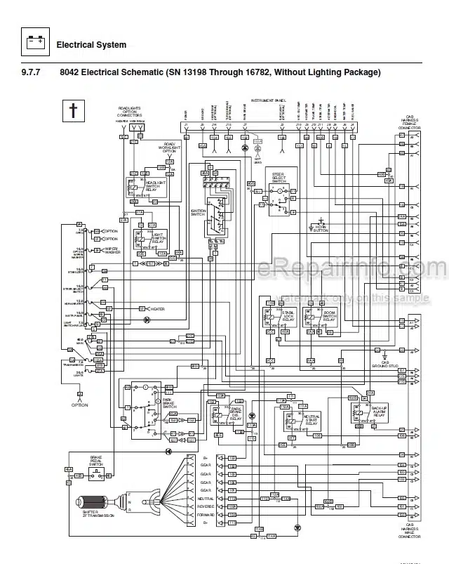 Photo 4 - JLG Skytrak Legacy 8042 10042 10054 Service Manual Telehandler
