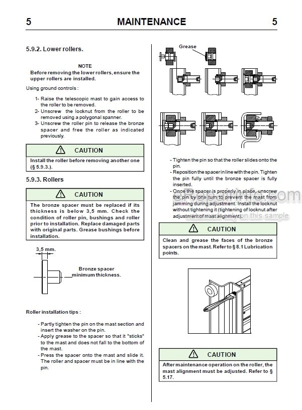 Photo 11 - JLG Toucan 1010 Service Manual Mast Boom Lift