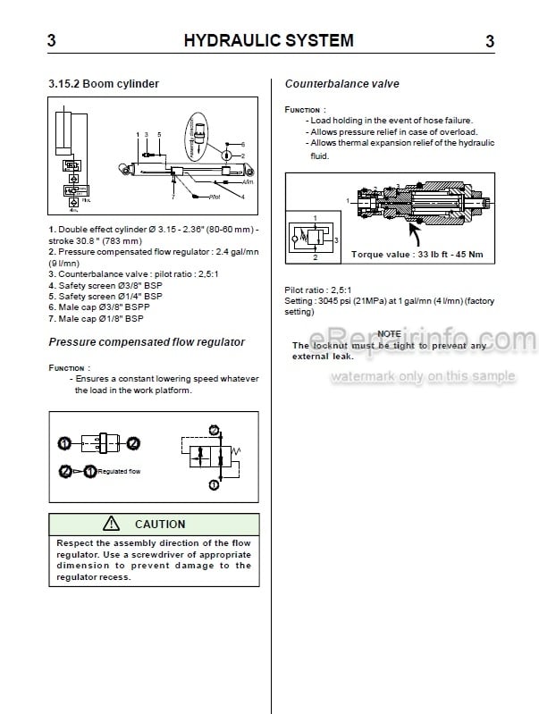 Photo 6 - JLG V1331E Service Manual Work Platform