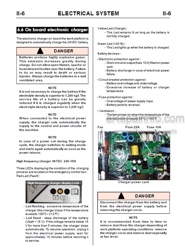 Photo 5 - JLG V1331E Service Manual Work Platform