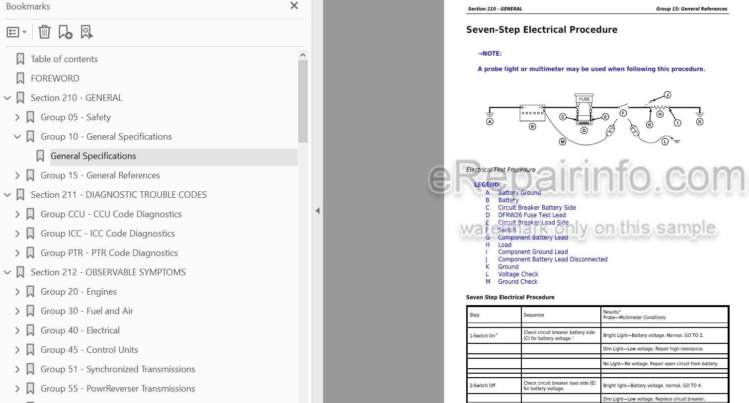 Photo 5 - John Deere 5076E 5076EL 5082E 5090E 5090EL 5090EH Diagnosis And Tests Service Manual Tractor