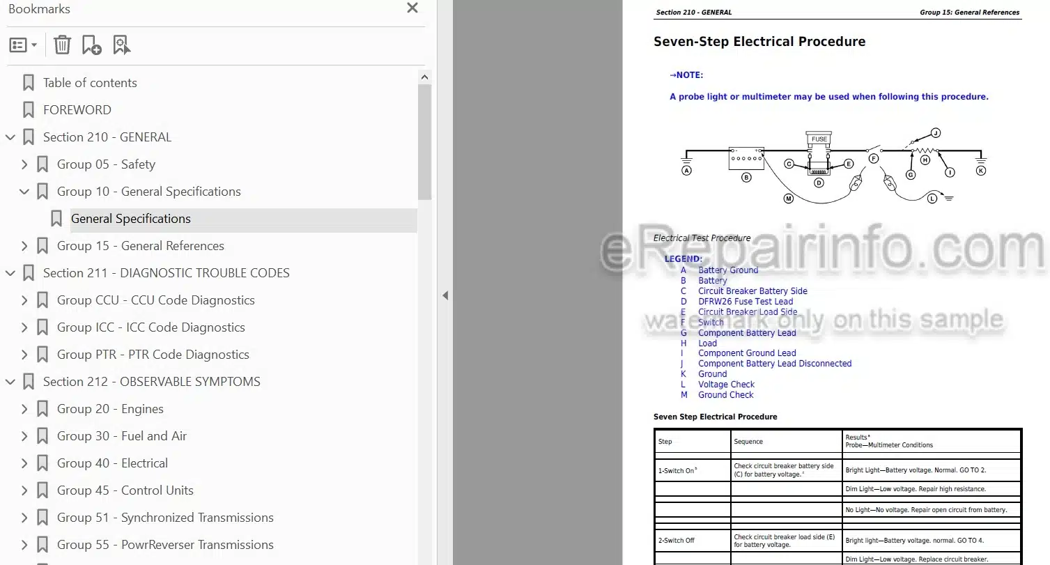 Photo 5 - John Deere 5076E 5076EL 5082E 5090E 5090EL 5090EH Diagnosis And Tests Service Manual Tractor