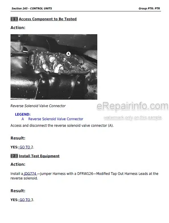 Photo 3 - John Deere 5076E 5076EL 5082E 5090E 5090EL 5090EH Diagnosis And Tests Service Manual Tractor