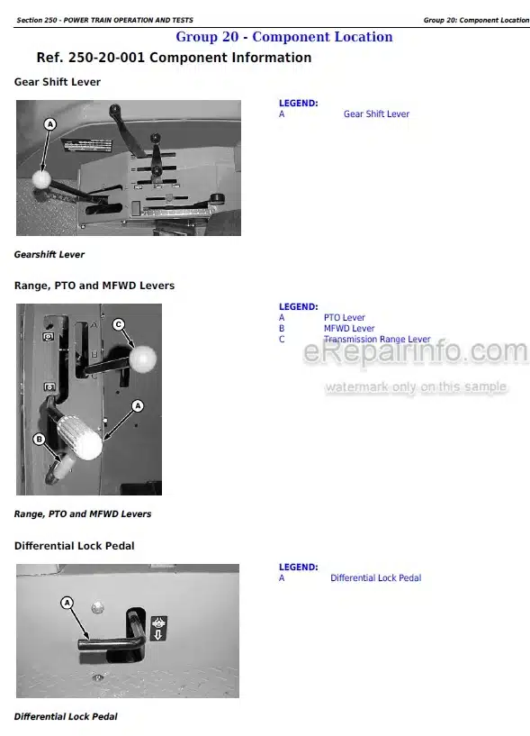 Photo 1 - John Deere 6103 6203 6403 6603 Diagnosis And Tests Service Manual Tractor