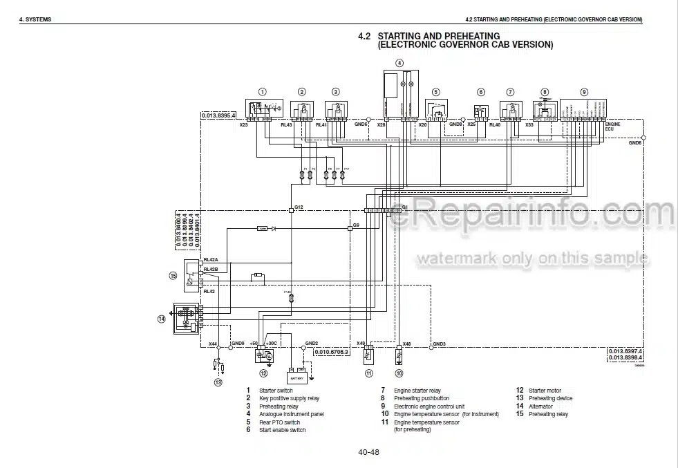 Photo 4 - Same Dorado 70 75 90 100 Series S V Workshop Manual Tractor