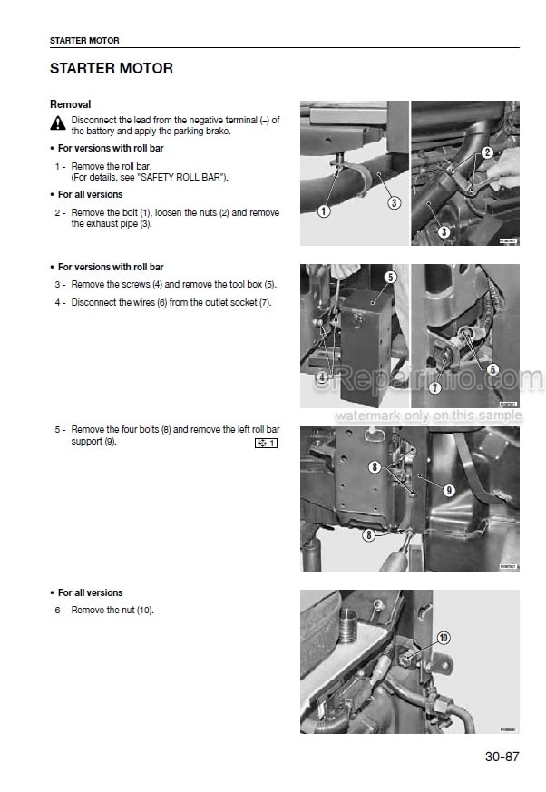 Photo 11 - Same Dorado 70 75 90 100 Series S V Workshop Manual Tractor