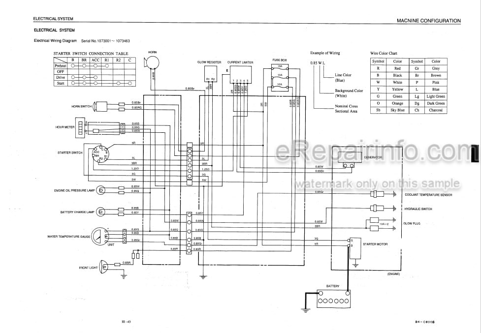 Photo 5 - Takeuchi TB007 Workshop Manual Compact Excavator