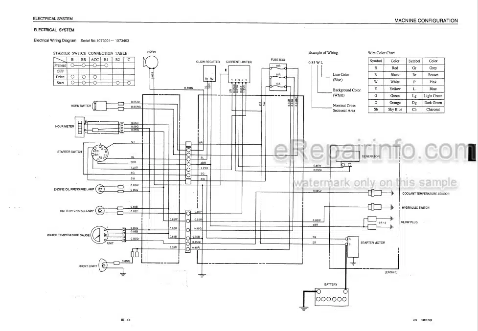 Photo 5 - Takeuchi TB007 Workshop Manual Compact Excavator