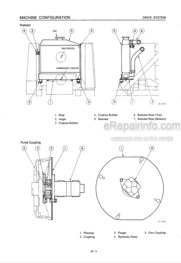Photo 7 - Takeuchi TB285 TB290 Operators Manual Hydraulic Excavator 185000001- 190000001-