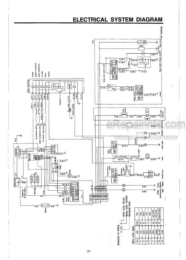 Photo 3 - Takeuchi TB020 Operators Manual Compact Excavator