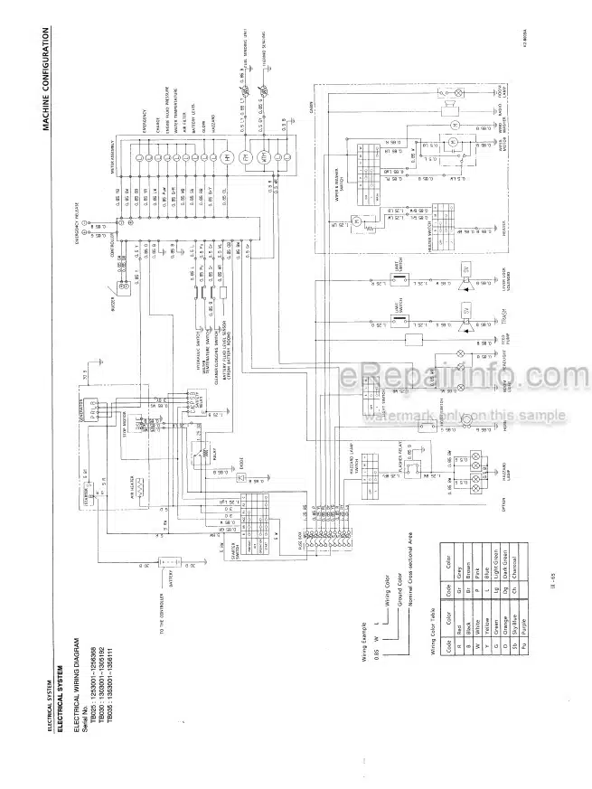 Photo 6 - Takeuchi TB025 TB030 TB035 Workshop Manual Compact Excavator 125300- 1303001- 135300-