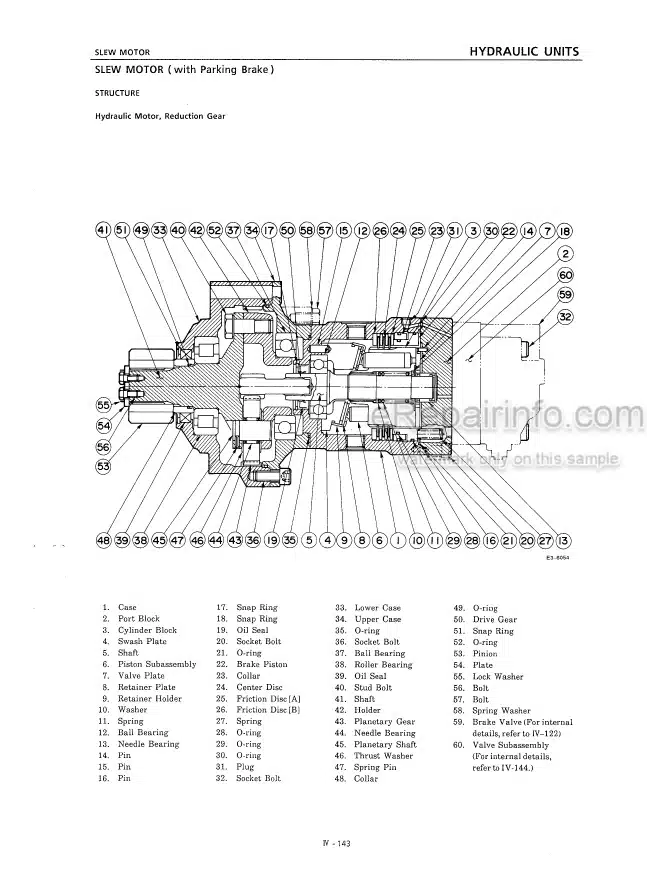 Photo 5 - Takeuchi TB025 TB030 TB035 Workshop Manual Compact Excavator 125300- 1303001- 135300-