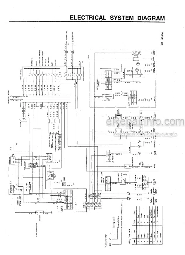 Photo 3 - Takeuchi TB045 Operators Manual Compact Excavator