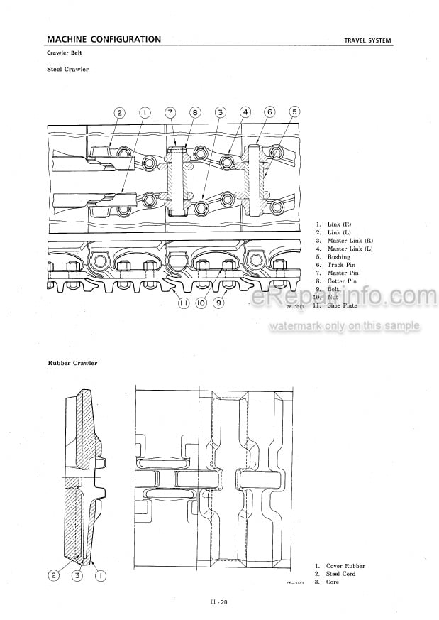 Photo 4 - Takeuchi TB045 Workshop Manual Compact Excavator 1453001-
