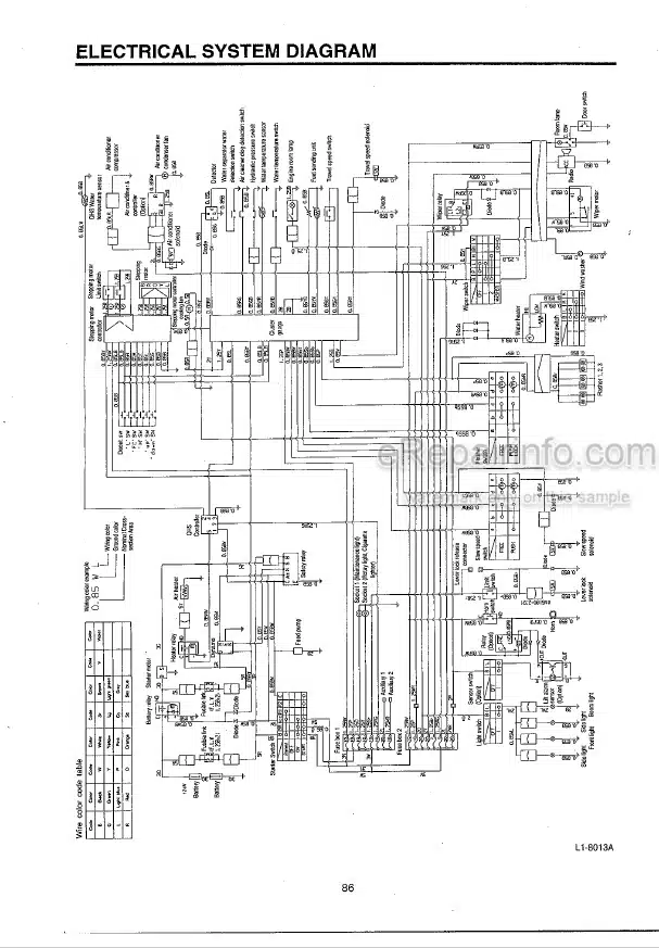 Photo 4 - Takeuchi TB070 Operators Manual Compact Excavator 1703004-