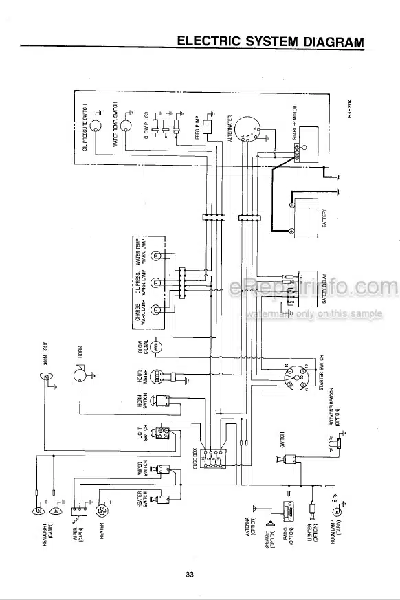 Photo 4 - Takeuchi TB100 Operators Manual Compact Excavator