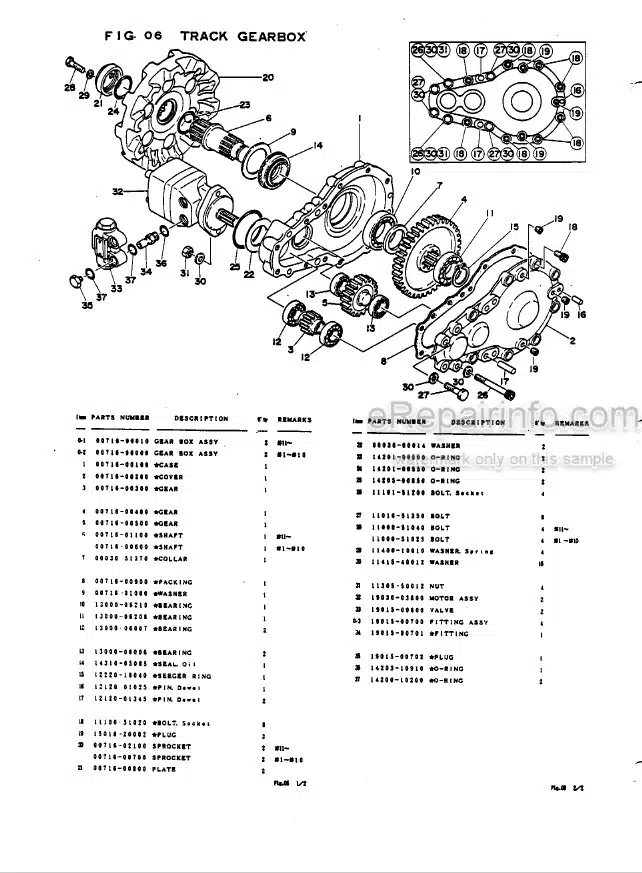 Photo 7 - Takeuchi TB21 Operators Manual Excavator