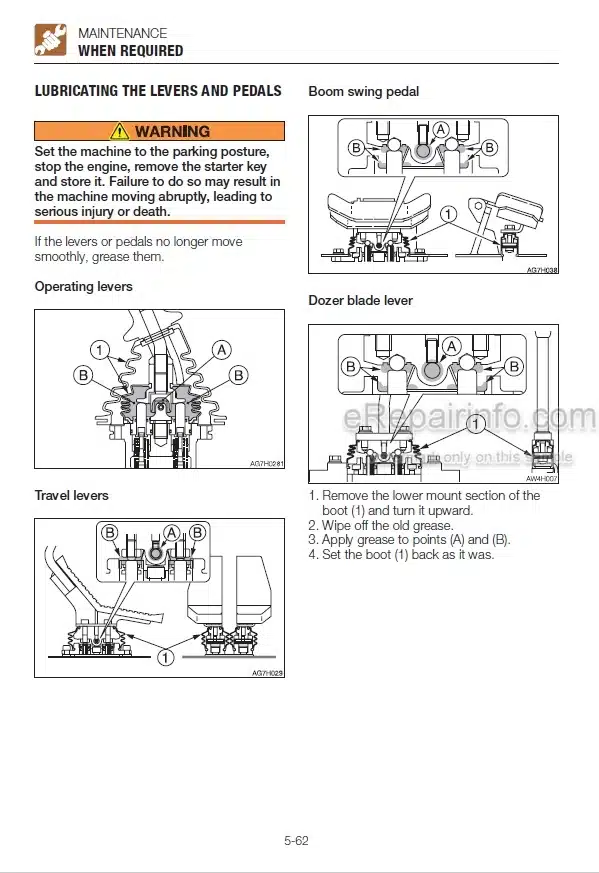 Photo 6 - Takeuchi TB1140 Series 2 Operators Manual Hydraulic Excavator 514400229-