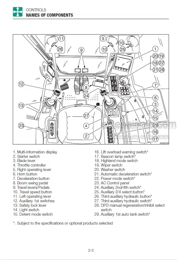 Photo 4 - Takeuchi TB1140 Series 2 Operators Manual Hydraulic Excavator 514400229-
