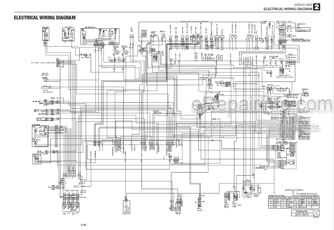 Photo 4 - Takeuchi TB1160W Workshop Manual Hydraulic Excavator 514300004-