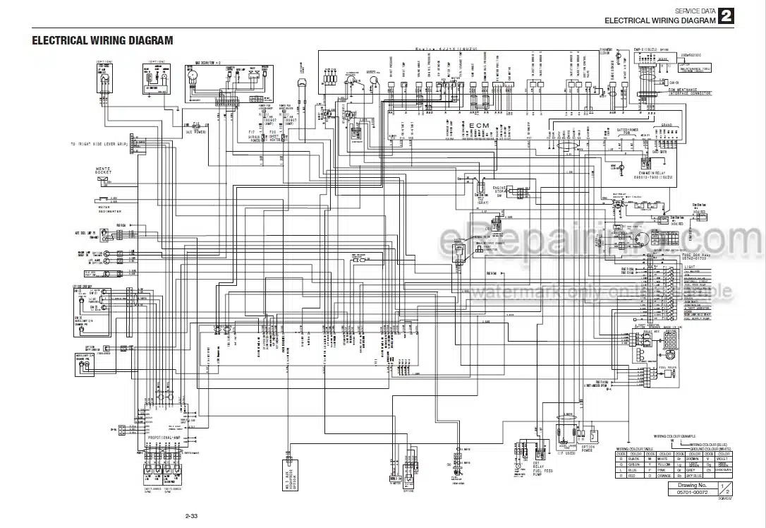 Photo 4 - Takeuchi TB1160W Workshop Manual Hydraulic Excavator 514300004-