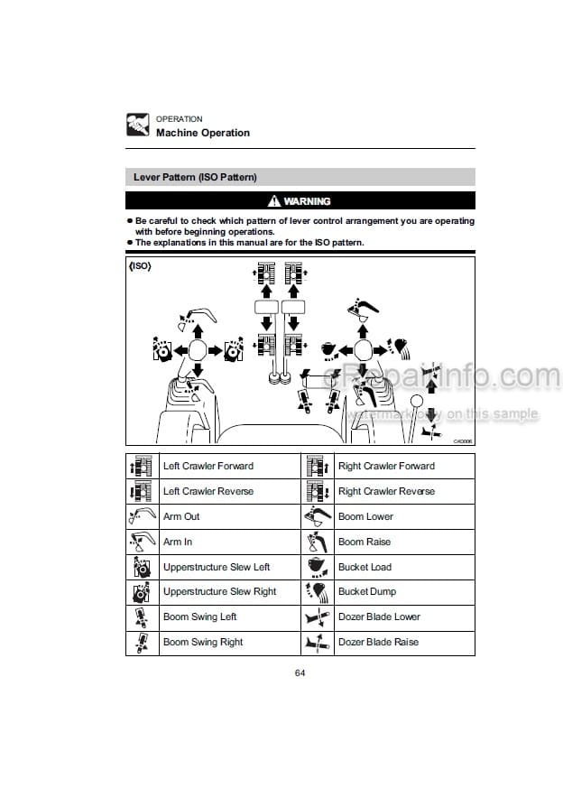 Photo 5 - Takeuchi TB125 TB135 TB145 Operators Manual Compact Excavator 12514526- 13514051- 14513261-